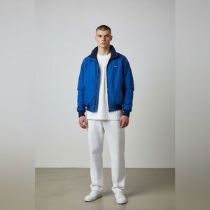 Vintage 80s Woolrich Blue Jacket L-XL